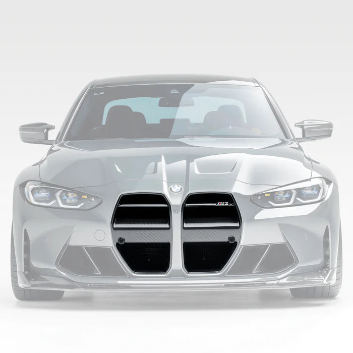 Laden Sie das Bild in Galerie -Viewer, Vorsteiner VRS Aero Carbon Kühlergrill Front Kidney Grill with ACC für BMW M3 G80/G81 & M4 G82/G83