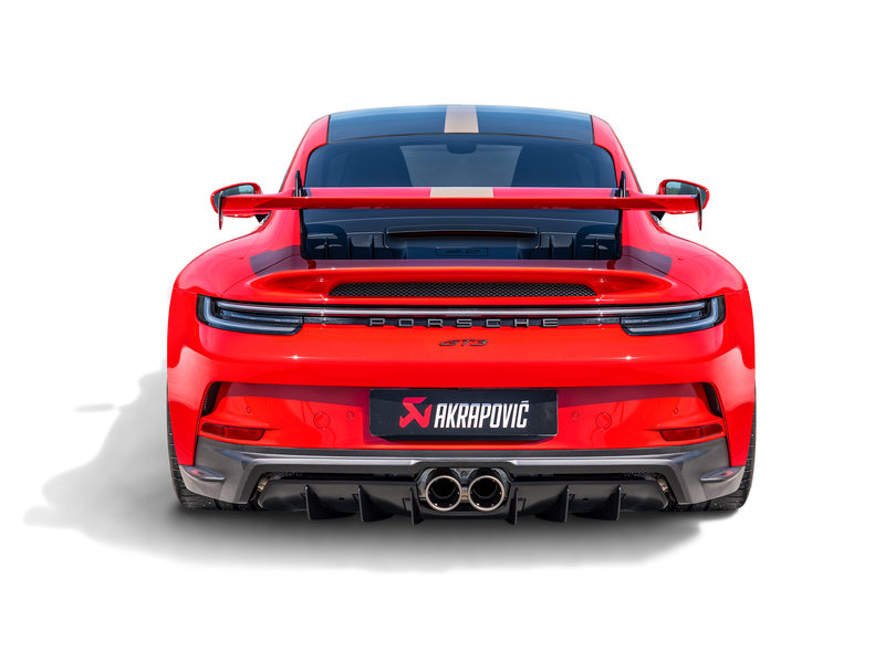 Laden Sie das Bild in Galerie -Viewer, Akrapovic Carbon Diffusor Matt für Porsche 992 GT3 mit ABE
