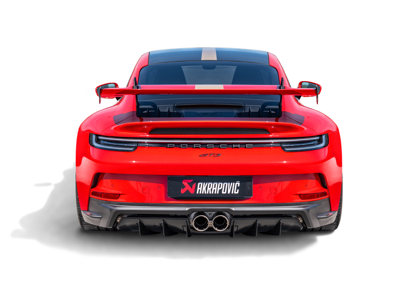 Laden Sie das Bild in Galerie -Viewer, Akrapovic Carbon Diffusor Matt für Porsche 992 GT3 mit ABE