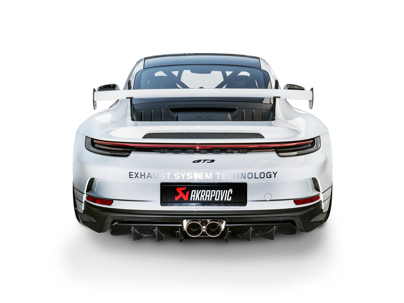 Laden Sie das Bild in Galerie -Viewer, Akrapovic Evolution Header Set (Fächerkrümmer + Kats) Titan für Porsche 992 GT3
