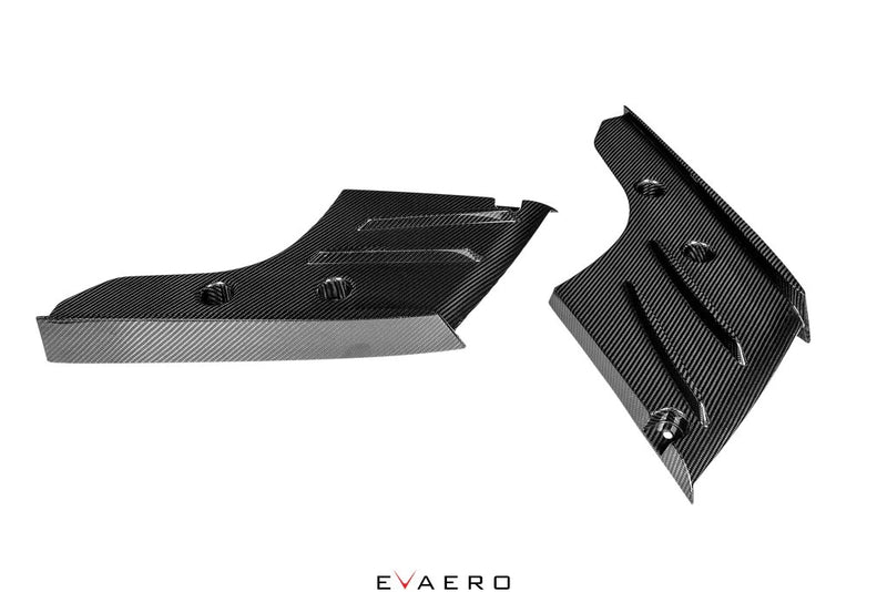 Laden Sie das Bild in Galerie -Viewer, Evaero Eventuri Carbon Diffusor mit Seitenteilen für BMW M3/M4 F80/F82 - EVA-F8XM-DIF