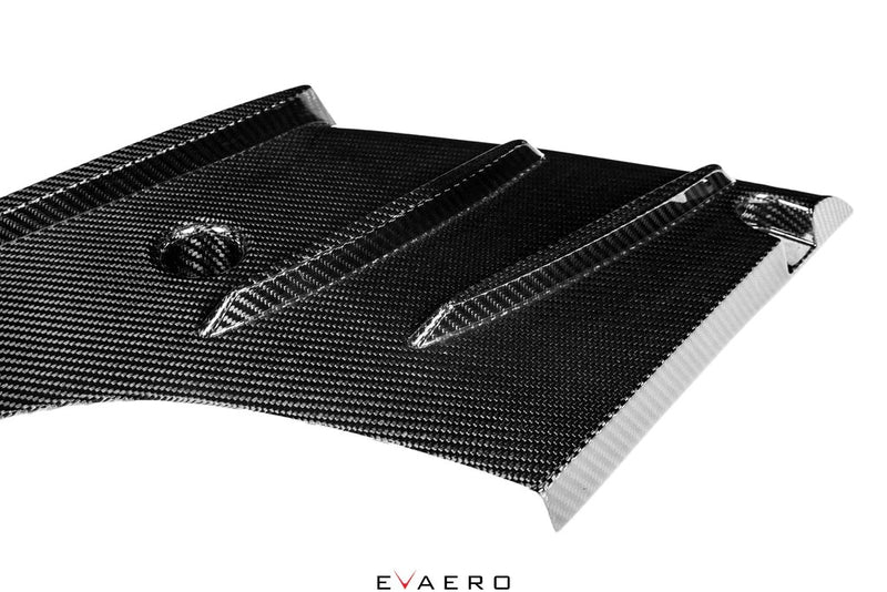 Laden Sie das Bild in Galerie -Viewer, Evaero Eventuri Carbon Diffusor mit Seitenteilen für BMW M3/M4 F80/F82 - EVA-F8XM-DIF