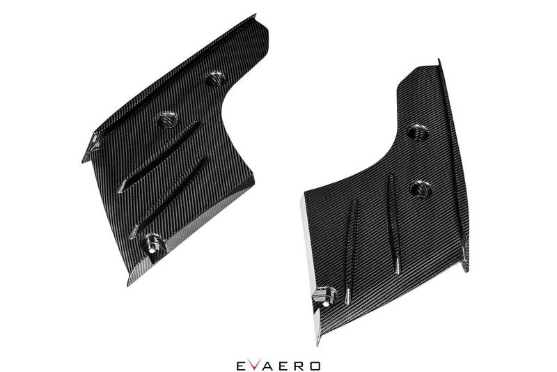 Laden Sie das Bild in Galerie -Viewer, Evaero Eventuri Carbon Diffusor mit Seitenteilen für BMW M3/M4 F80/F82 - EVA-F8XM-DIF