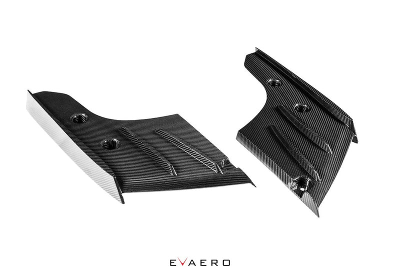 Laden Sie das Bild in Galerie -Viewer, Evaero Eventuri Carbon Diffusor mit Seitenteilen für BMW M3/M4 F80/F82 - EVA-F8XM-DIF