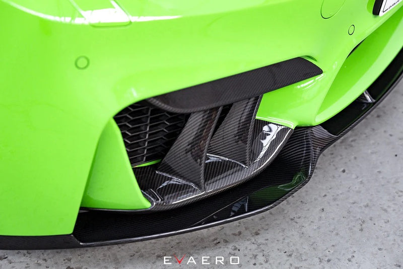 Laden Sie das Bild in Galerie -Viewer, Evaero Eventuri Carbon Fronteinsätze Set für BMW M3/M4 F80/F82 - EVA-F8XM-VNT