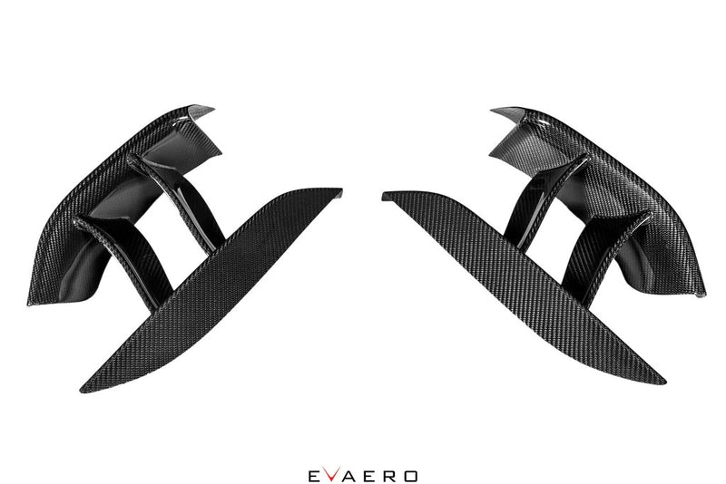 Laden Sie das Bild in Galerie -Viewer, Evaero Eventuri Carbon Fronteinsätze Set für BMW M3/M4 F80/F82 - EVA-F8XM-VNT