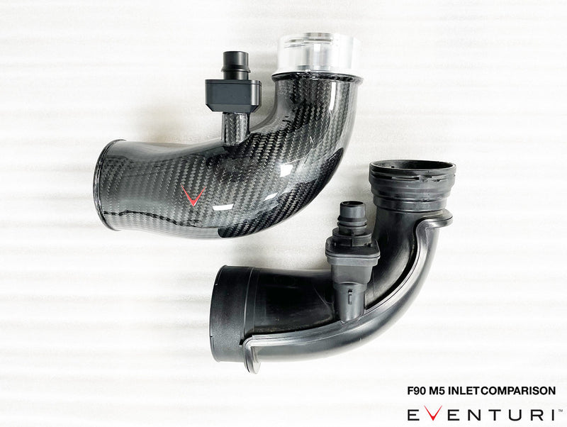 Laden Sie das Bild in Galerie -Viewer, Eventuri Carbon Ansaugsystem V2 für BMW M5 F90 / M8 F91/F92/F93 S63 Motor