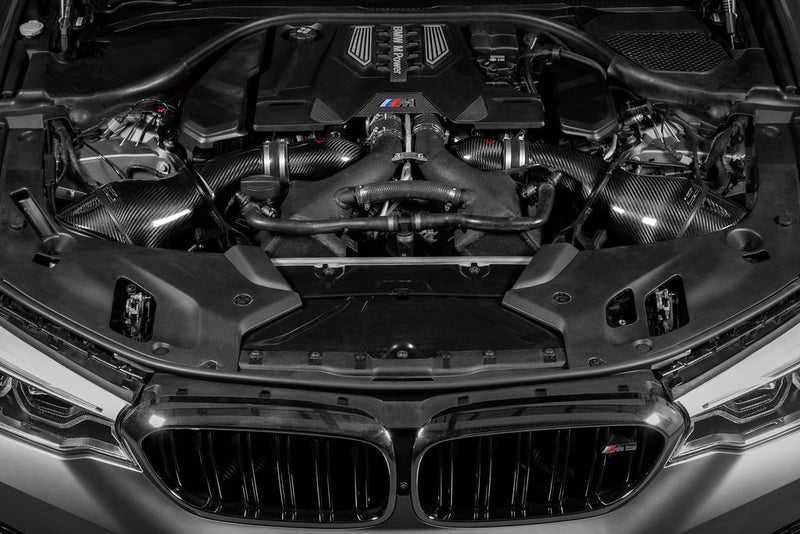 Laden Sie das Bild in Galerie -Viewer, Eventuri Carbon Ansaugsystem V2 für BMW M5 F90 / M8 F91/F92/F93 S63 Motor