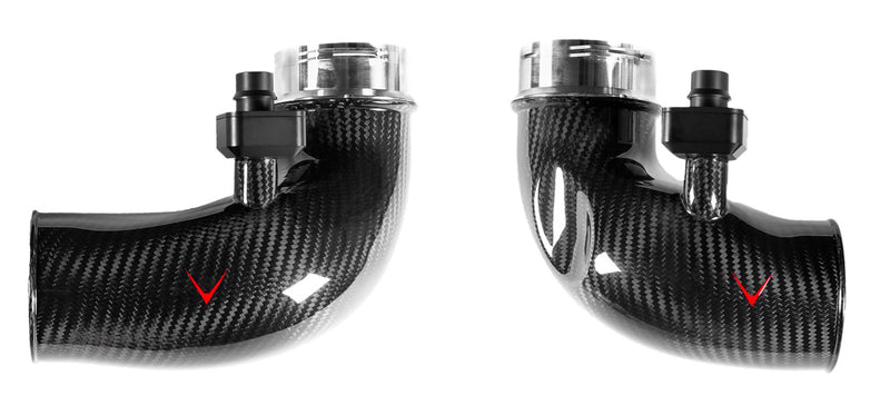 Laden Sie das Bild in Galerie -Viewer, Eventuri Carbon Ansaugsystem V2 für BMW M5 F90 / M8 F91/F92/F93 S63 Motor
