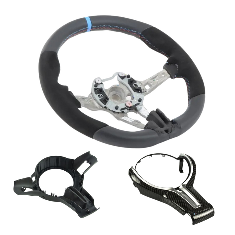 Laden Sie das Bild in Galerie -Viewer, BMW M Performance Lenkrad Pro Alcantara/Leder BMW F-Serie - 32302413014