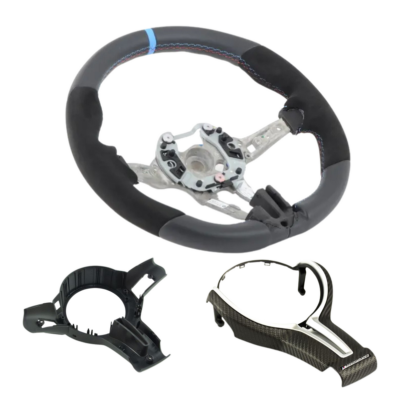 Laden Sie das Bild in Galerie -Viewer, BMW M Performance Lenkrad Pro Alcantara/Leder BMW F-Serie - 32302413014