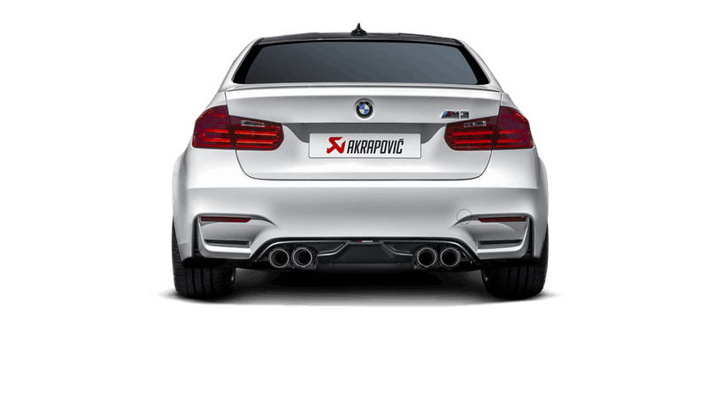 Laden Sie das Bild in Galerie -Viewer, Akrapovic Slip-On Titan Endschalldämpfer BMW M3 F80 ohne OPF mit ECE-Zulassung