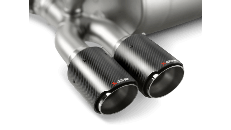 Laden Sie das Bild in Galerie -Viewer, Akrapovic Slip-On Titan Endschalldämpfer BMW M3 F80 ohne OPF mit ECE-Zulassung