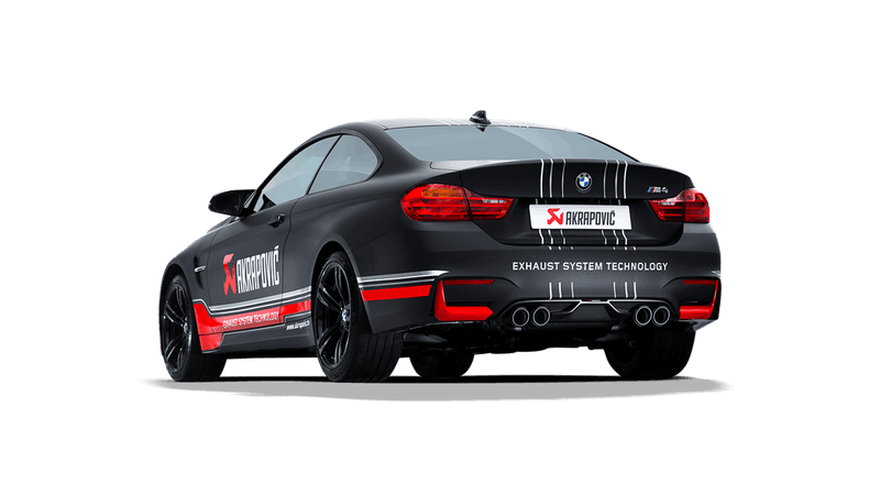 Laden Sie das Bild in Galerie -Viewer, Akrapovic Slip-On Titan Endschalldämpfer BMW M4 F82/F83 ohne OPF mit ECE-Zulassung