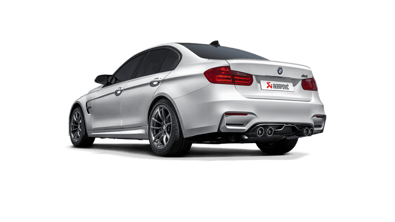 Laden Sie das Bild in Galerie -Viewer, Akrapovic Slip-On Titan Endschalldämpfer BMW M3 F80 ohne OPF mit ECE-Zulassung