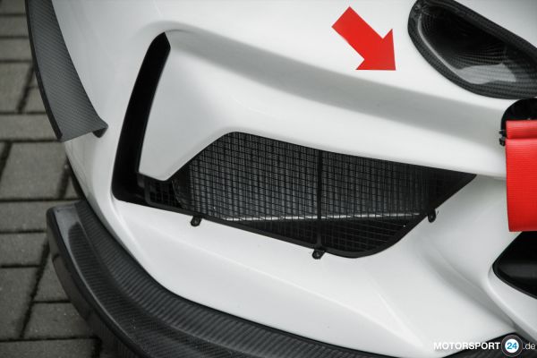 Laden Sie das Bild in Galerie -Viewer, BMW Motorsport Schutzgitter Kühler Set M2 CS Racing - 51118328293/51118323994