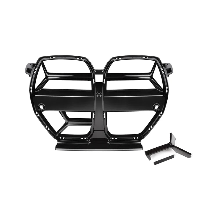 Laden Sie das Bild in Galerie -Viewer, R44/MHC+ Black Front Grill Kühlergrill Front Grill CSL Design für BMW M3 G80/G81 & M4 G82/G83