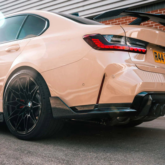 R44/MHC+ Carbon Side Winglets / Heckseitenfinnen Performance Style für BMW M3 G80 / G81