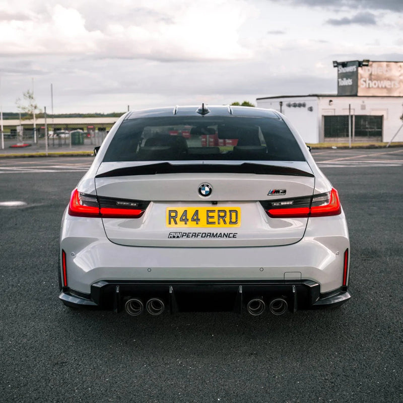 Laden Sie das Bild in Galerie -Viewer, R44/MHC+ Carbon Ducktail Style / Heckspoiler / Hecklippe für BMW M3 G80
