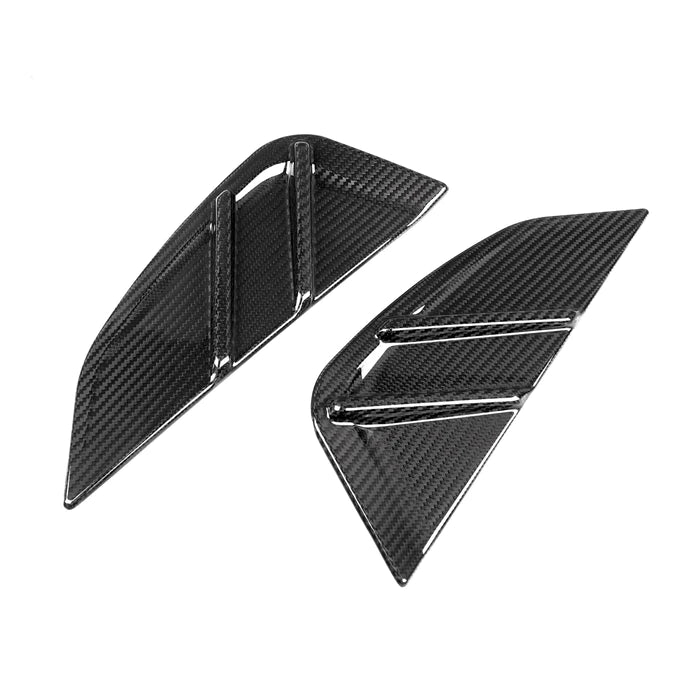 Laden Sie das Bild in Galerie -Viewer, R44/MHC+ Carbon Full Replacement Side Badges Seiteneinlässe Kotflügel Abdeckung für BMW M4 G82/G83