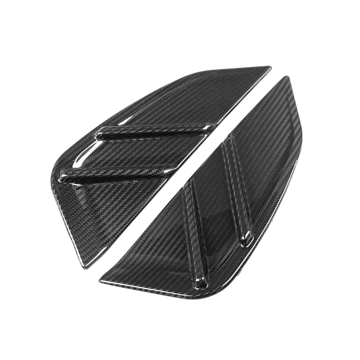 Laden Sie das Bild in Galerie -Viewer, R44/MHC+ Carbon Full Replacement Side Badges Seiteneinlässe Kotflügel Abdeckung für BMW M4 G82/G83