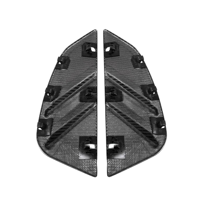 Laden Sie das Bild in Galerie -Viewer, R44/MHC+ Carbon Full Replacement Side Badges Seiteneinlässe Kotflügel Abdeckung für BMW M4 G82/G83