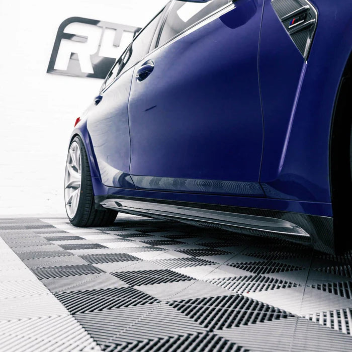 Laden Sie das Bild in Galerie -Viewer, R44/MHC+ Carbon OEM-Style Seitenschweller Side Skirts für BMW M3 G80/G81
