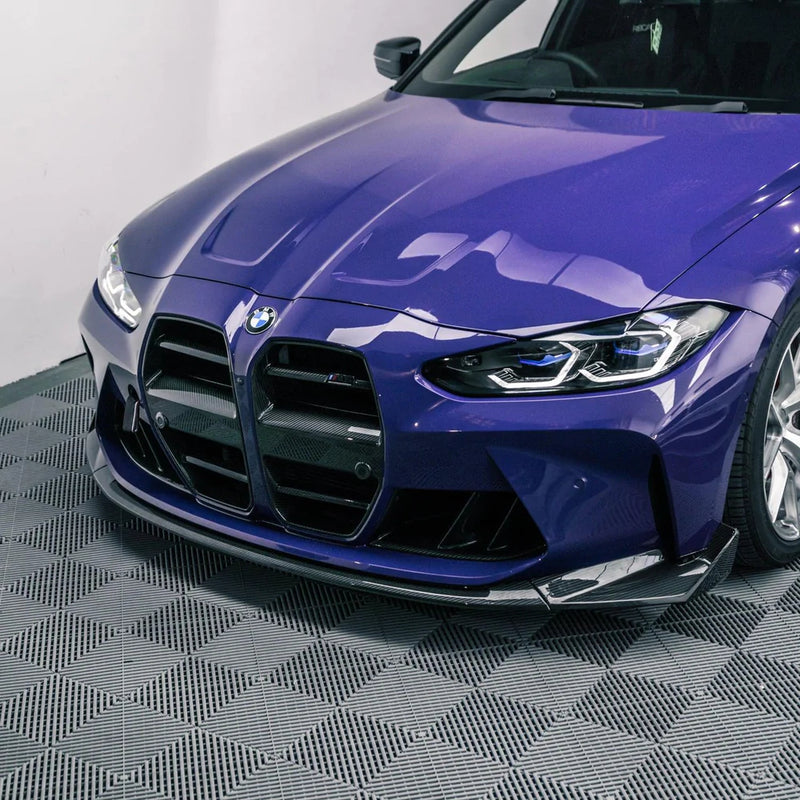 Laden Sie das Bild in Galerie -Viewer, R44/MHC+ Carbon Front Splitter Frontlippe CSL Design für BMW M3 G80/G81 & M4 G82/G83