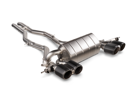 Akrapovic Slip-On Titan Endschalldämpfer Abgasanlage Set für BMW M3 G80 / M3 Touring G81 mit ECE-Zulassung - S-BM/TI/33H