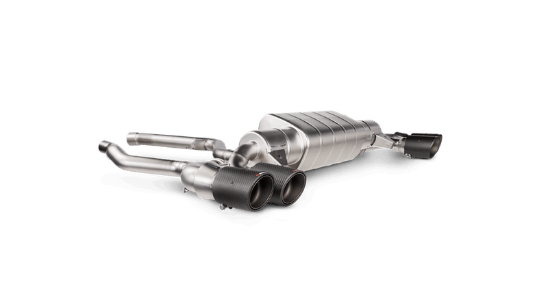 Laden Sie das Bild in Galerie -Viewer, Akrapovic Slip-On Titan Endschalldämpfer BMW M440i G22/G23 OPF mit ECE-Zulassung