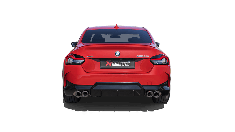 Laden Sie das Bild in Galerie -Viewer, Akrapovic Slip-On Titan Endschalldämpfer BMW M240i G42 OPF mit ECE-Zulassung