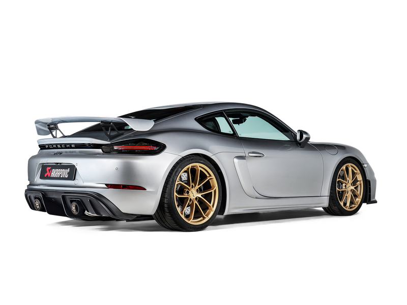 Laden Sie das Bild in Galerie -Viewer, Akrapovic Link Pipe Set Titan für Porsche 718 GT4