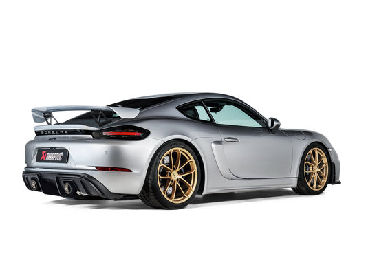 Akrapovic Link Pipe Set Titan für Porsche 718 GT4