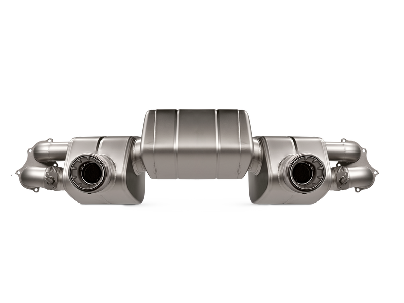Laden Sie das Bild in Galerie -Viewer, Akrapovic Slip-On Race Titan Endschalldämpfer für Porsche 718 GT4 (2023)
