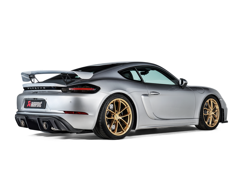 Laden Sie das Bild in Galerie -Viewer, Akrapovic Slip-On Race Titan Endschalldämpfer für Porsche 718 GT4 (2023)
