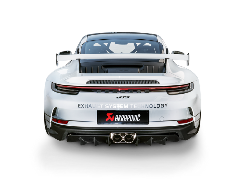 Laden Sie das Bild in Galerie -Viewer, Akrapovic Slip-On Race Titan Endschalldämpfer für Porsche 992 GT3 - (S-PO/TI/23)
