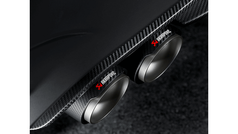 Laden Sie das Bild in Galerie -Viewer, Akrapovic Slip-On Titan Endschalldämpfer BMW M3 F80 ohne OPF mit ECE-Zulassung