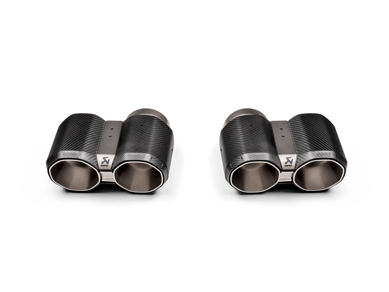Laden Sie das Bild in Galerie -Viewer, Akrapovic Slip-On Titan Endschalldämpfer Abgasanlage Set für BMW M3 G80 / M3 Touring G81 mit ECE-Zulassung - S-BM/TI/33H