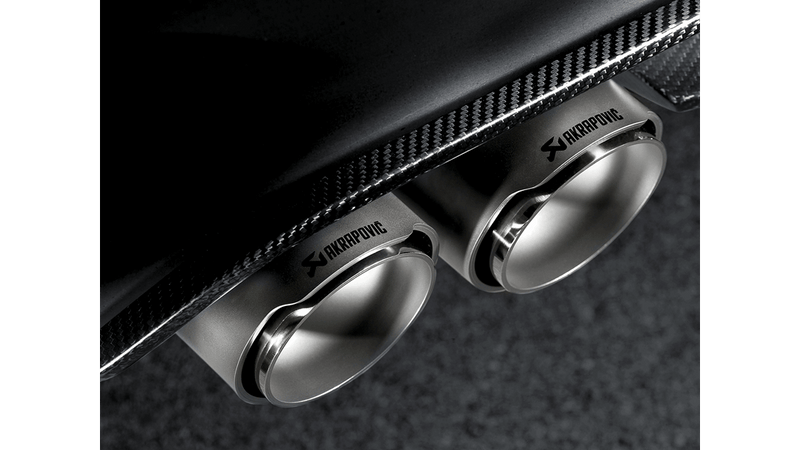 Laden Sie das Bild in Galerie -Viewer, Akrapovic Slip-On Titan Endschalldämpfer BMW M3 F80 ohne OPF mit ECE-Zulassung