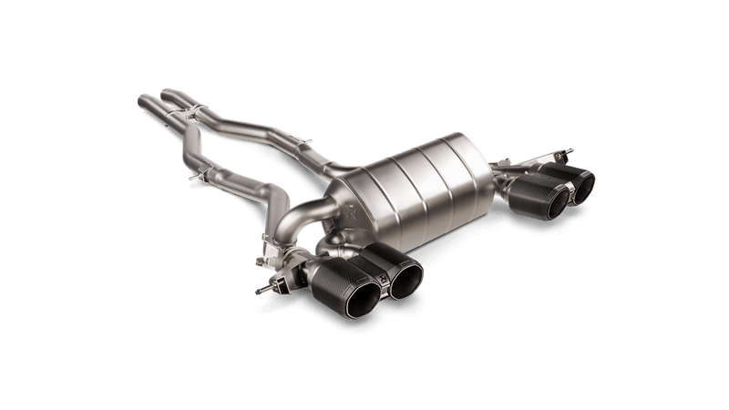 Laden Sie das Bild in Galerie -Viewer, Akrapovic Slip-On Titan Endschalldämpfer Set für BMW M4 G82/G83 mit ECE-Zulassung - S-BM/TI/33H