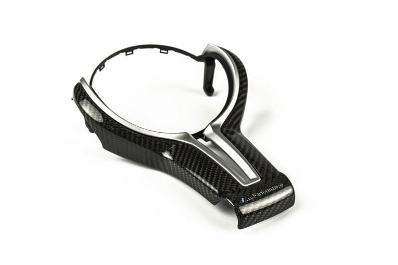 Laden Sie das Bild in Galerie -Viewer, BMW M Performance Dekorblende Carbon glanz M Sportlederlenkrad für F-Serie - 32302345203