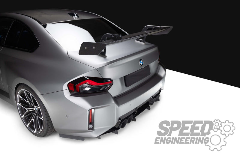 Laden Sie das Bild in Galerie -Viewer, Speed Engineering - Big Swan Neck Wing Heckflügel für BMW M2 G87 - 14758
