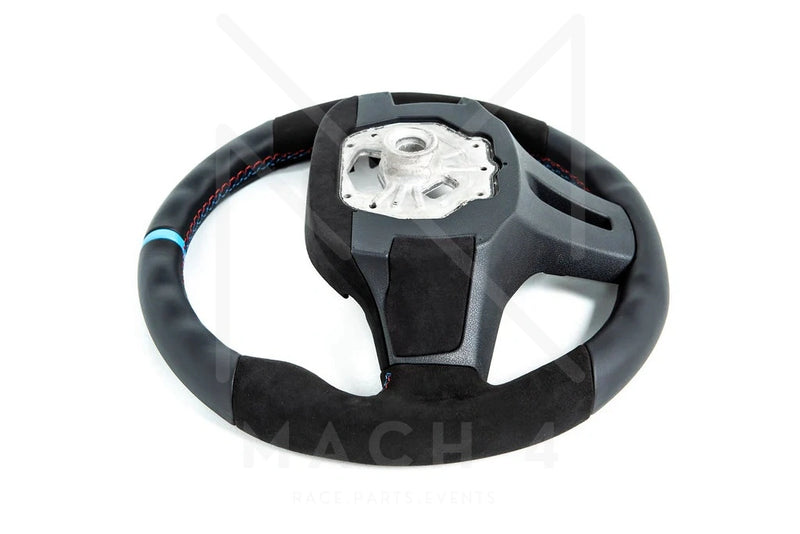 Laden Sie das Bild in Galerie -Viewer, BMW M Alcantara Lenkrad Handschalter Abdeckung Set / Steering Wheel Alcantara Rear Cover Set für BMW M2 G87 - 32305A29D29
