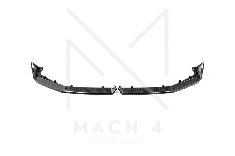 Laden Sie das Bild in Galerie -Viewer, BMW M Performance Frontaufsatz / Frontlippe Carbon für BMW M5 G90/G99 - 51115A7D671/51115A7D672

