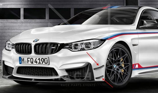 BMW M4 DTM-Edition Frontflaps / Seitenflügel / Flaps Carbon für BMW M3/M4 F80/F82/F83 - 51117993027/51117993028