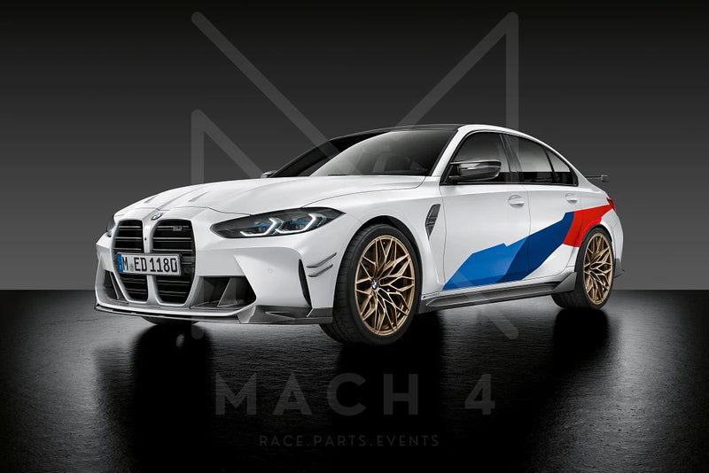 Laden Sie das Bild in Galerie -Viewer, BMW M Performance Schwellereinsatz / Seitenschweller Carbon für BMW M3 G80 / M3 Touring G81 - 51192473040 / 51192473041
