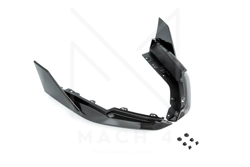 Laden Sie das Bild in Galerie -Viewer, BMW M Performance Heckfinnen Carbon / Carbon Rear Winglet für BMW M4 / M4 CS / M4 CSL G82 - 51195A1B175 / 51195A1B176
