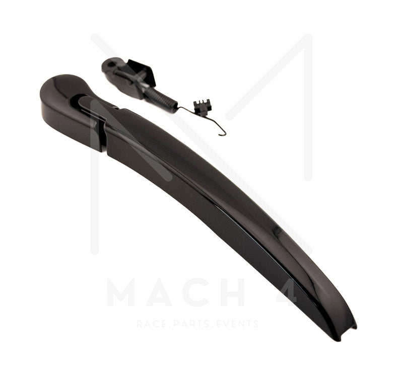 Laden Sie das Bild in Galerie -Viewer, BMW Wischerarm Heckscheibe schwarz hochglanz / Wiper reat gloss black für BMW M3 G81 / M3 CS G81 - 61627468053
