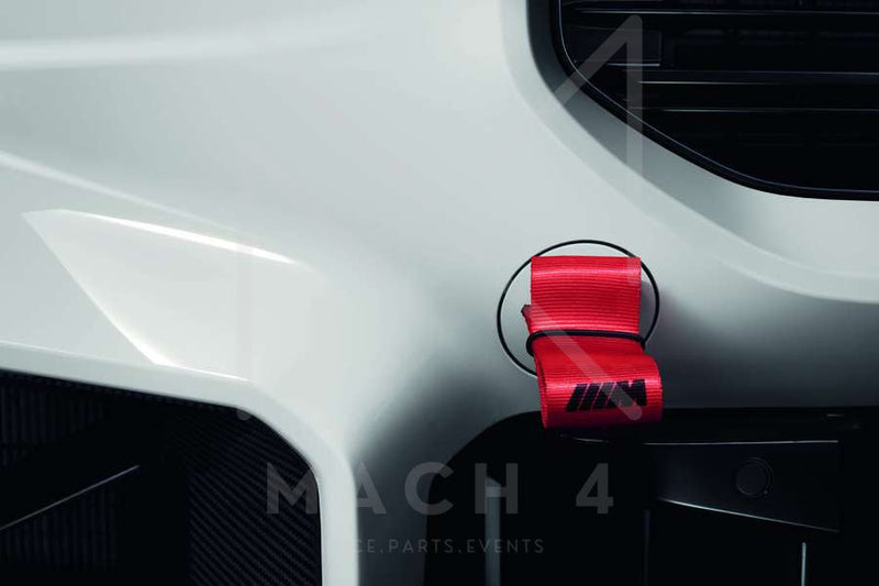Laden Sie das Bild in Galerie -Viewer, BMW M Performance Tow Strap / Abschleppband / Schlaufe rot für BMW M3 F80 / M4 F82/F83 - 72155A709F6
