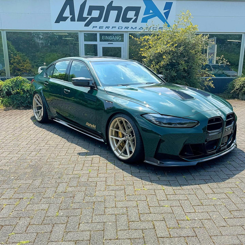 Laden Sie das Bild in Galerie -Viewer, Alpha-N Carbon Fender / Kotflügel Set für BMW M3 G80/G81 G8x - AN-0720
